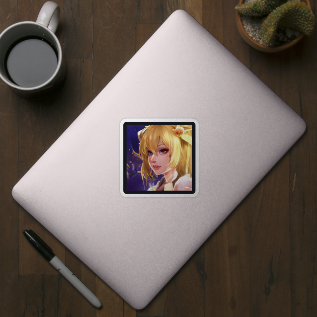 Blonde Hair Anime Girl by animegirlnft